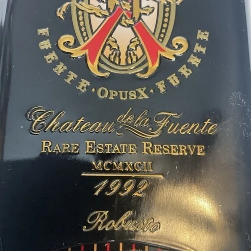 Vintage Arturo Fuente Opus X Robusto Tin 48 Gauge Ring 5